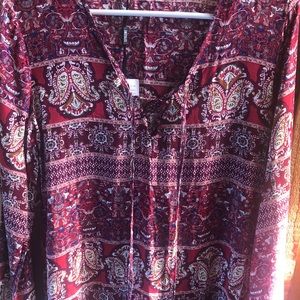 Stylewe Women Floral Blouse Size M